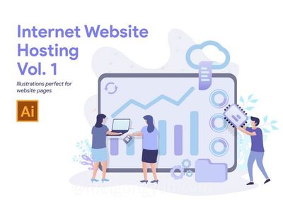 文件访问/域名注册/网络连接/互联网矢量.